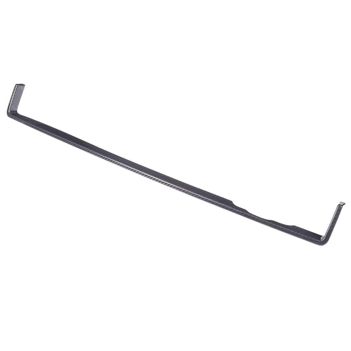 U-shape Carbon Front Bumper Mesh Grille Trim Logo Strip for LR Defender 20-24 5