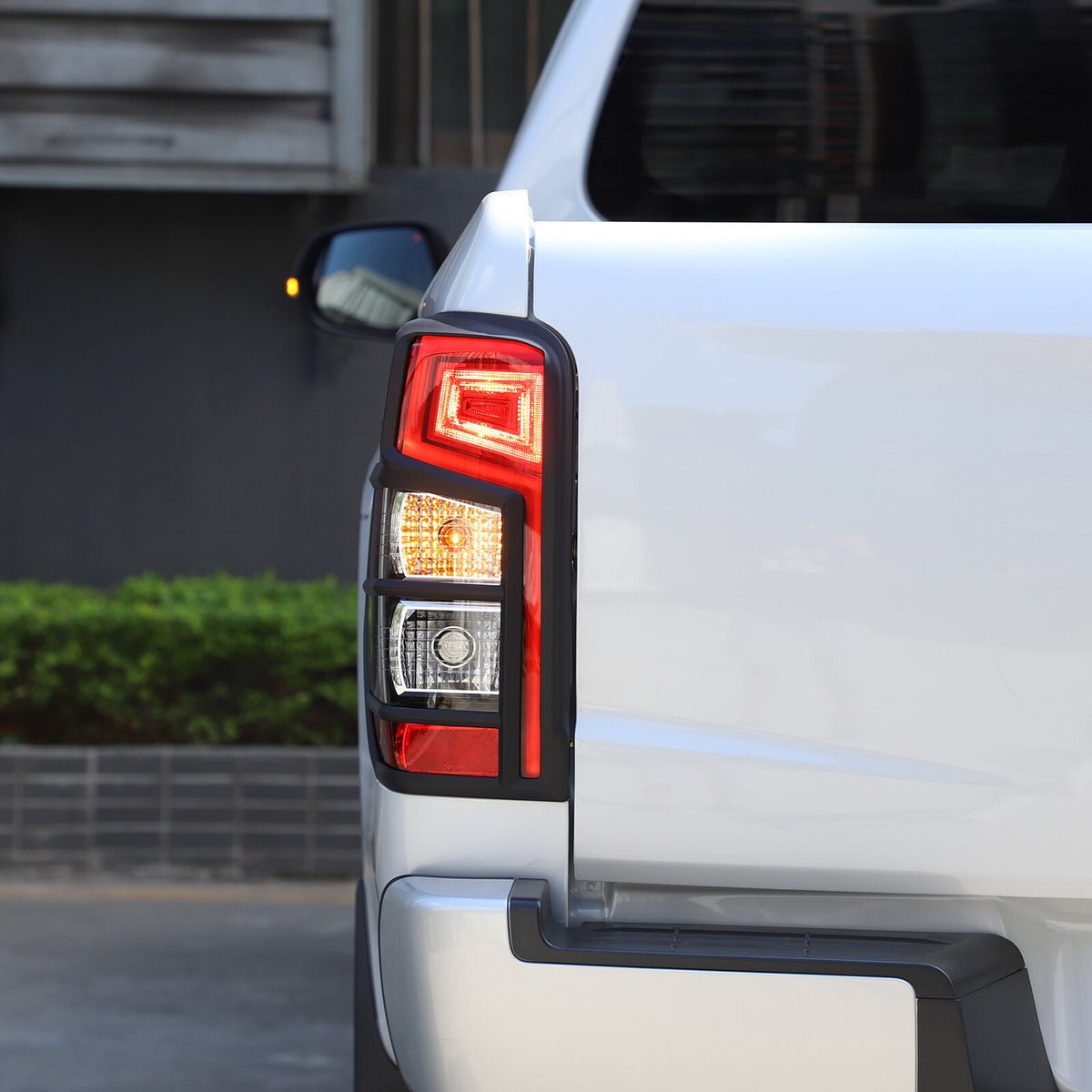 Matte Black Tail Lamp Lights Cover For Mitsubishi L200 Triton MR 2019-23 12