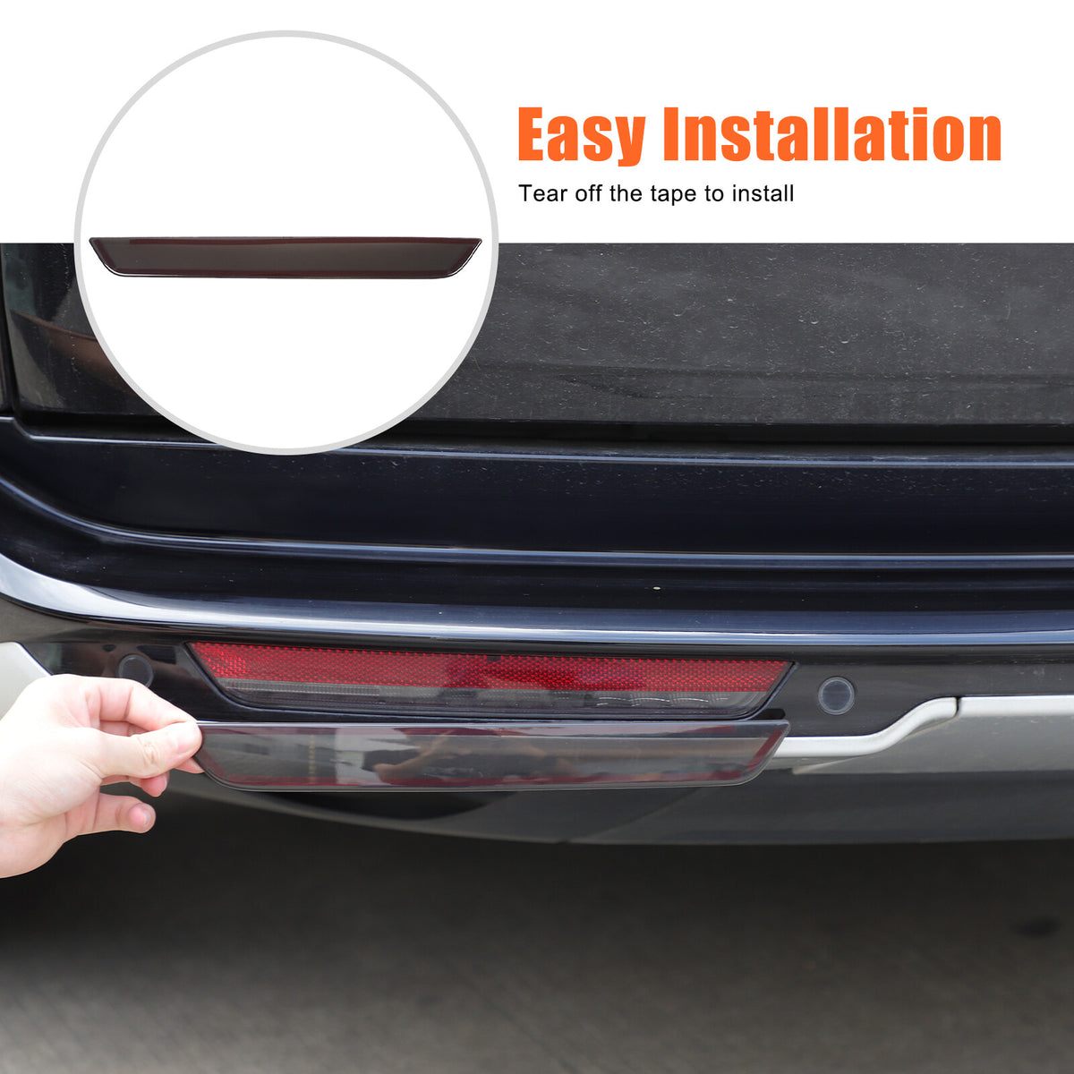 Smoked Rear Fog Tail Light Lamp Cover Trim For Range Rover Vogue L460 2023+ 24