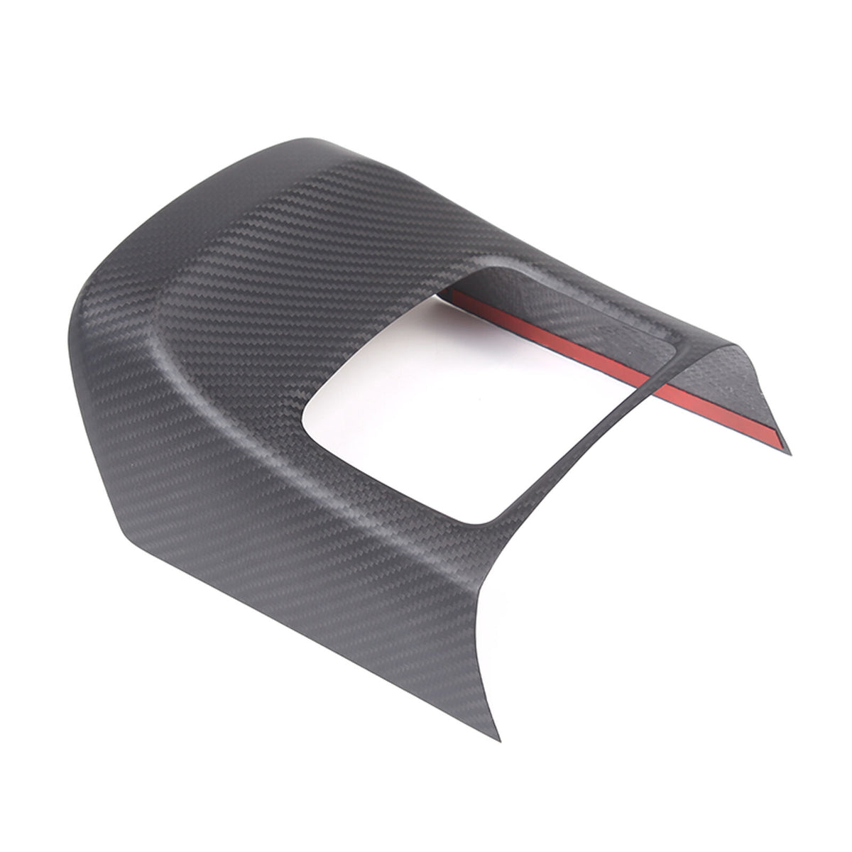 Matte Carbon Fiber Rear Storage Box Panel Cover Trim For Toyota Supra A90 19-24 18