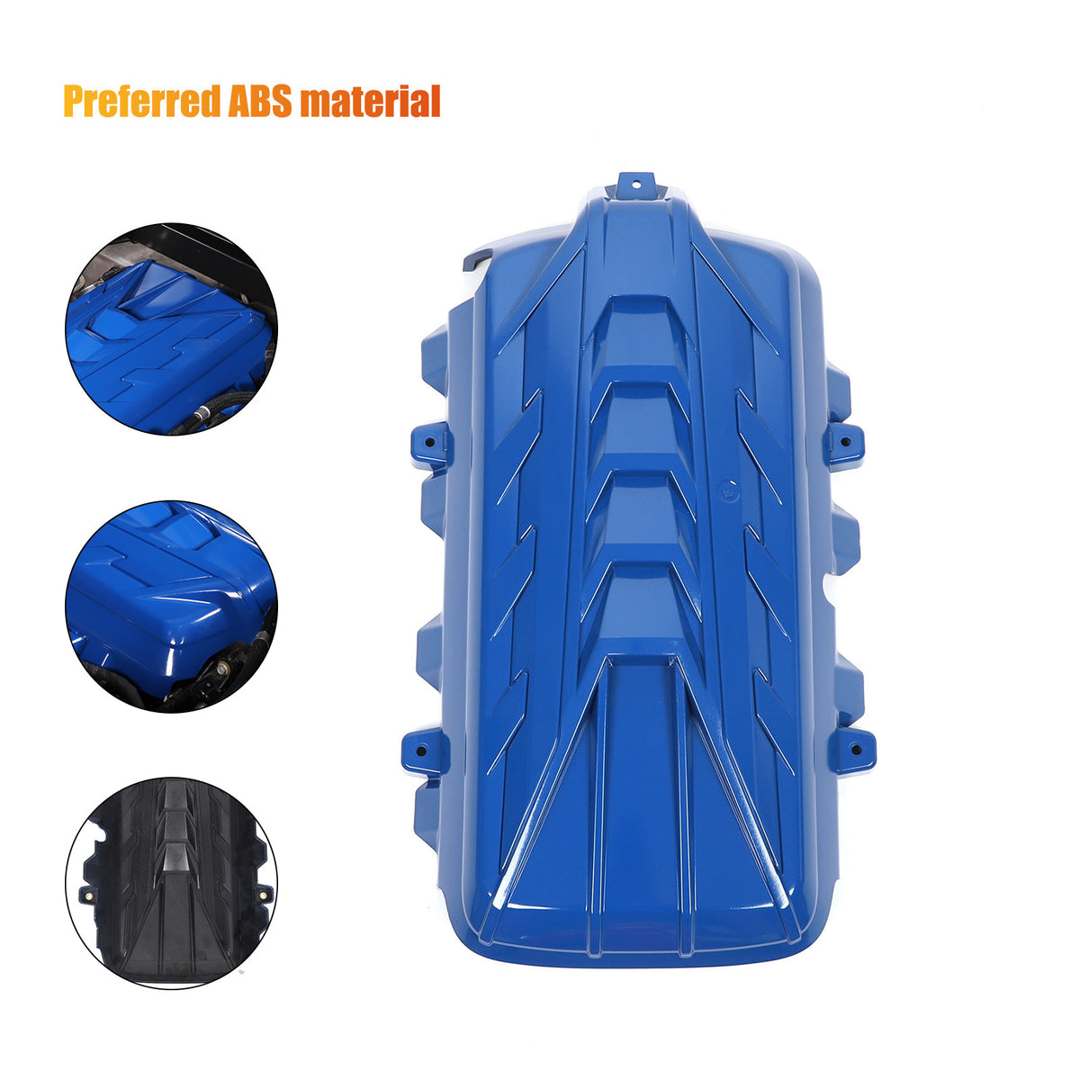 Blue Engine Hood Panel Trim Cover For Corvette C8 2020-26 5