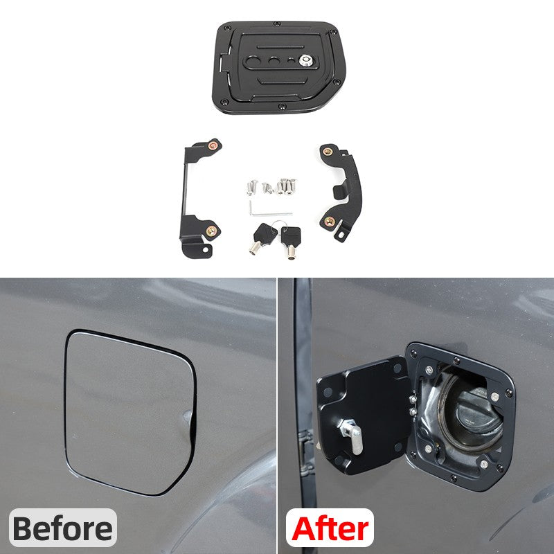 Alloy Steel Fuel Tank Cap Anti-Theft Lock For Nissan Frontier King Cab 2009-17 3