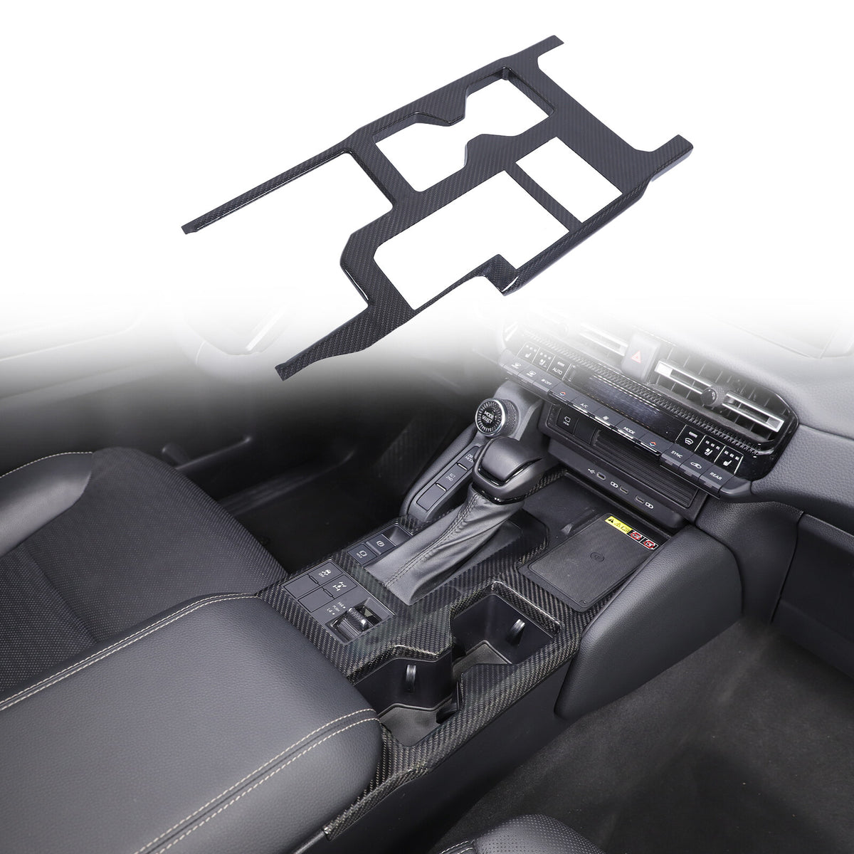 Real Carbon Fiber Interior Full Trim Set For Toyota Land Cruiser Prado LC250 24+ 5