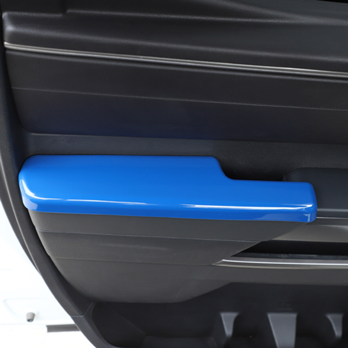 Blue ABS Side Window Door Armrest Trim Strip For Toyota Tundra 2022-2026 6