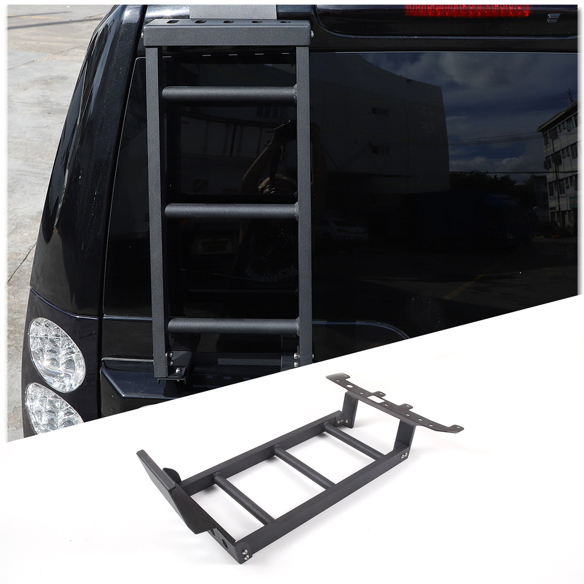For Land Rover Discovery 3 4 LR3 LR4 L319 Rear Roof Rack Climbing Ladder US 3