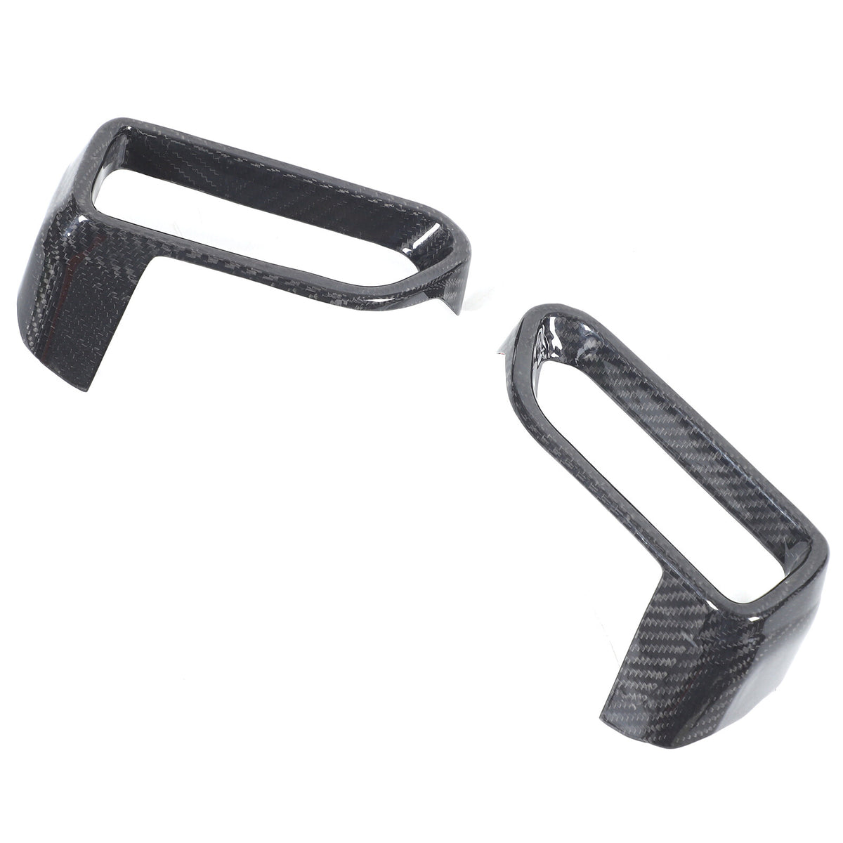 Real Carbon Fiber Center Console Side Air Vent Outlet Trim For Lotus Emira 23-25 3