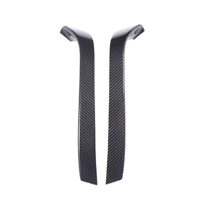 Real Carbon Fiber Front Bumper Side Grill Trim Cover Strip For GR Supra A90 19+ 12