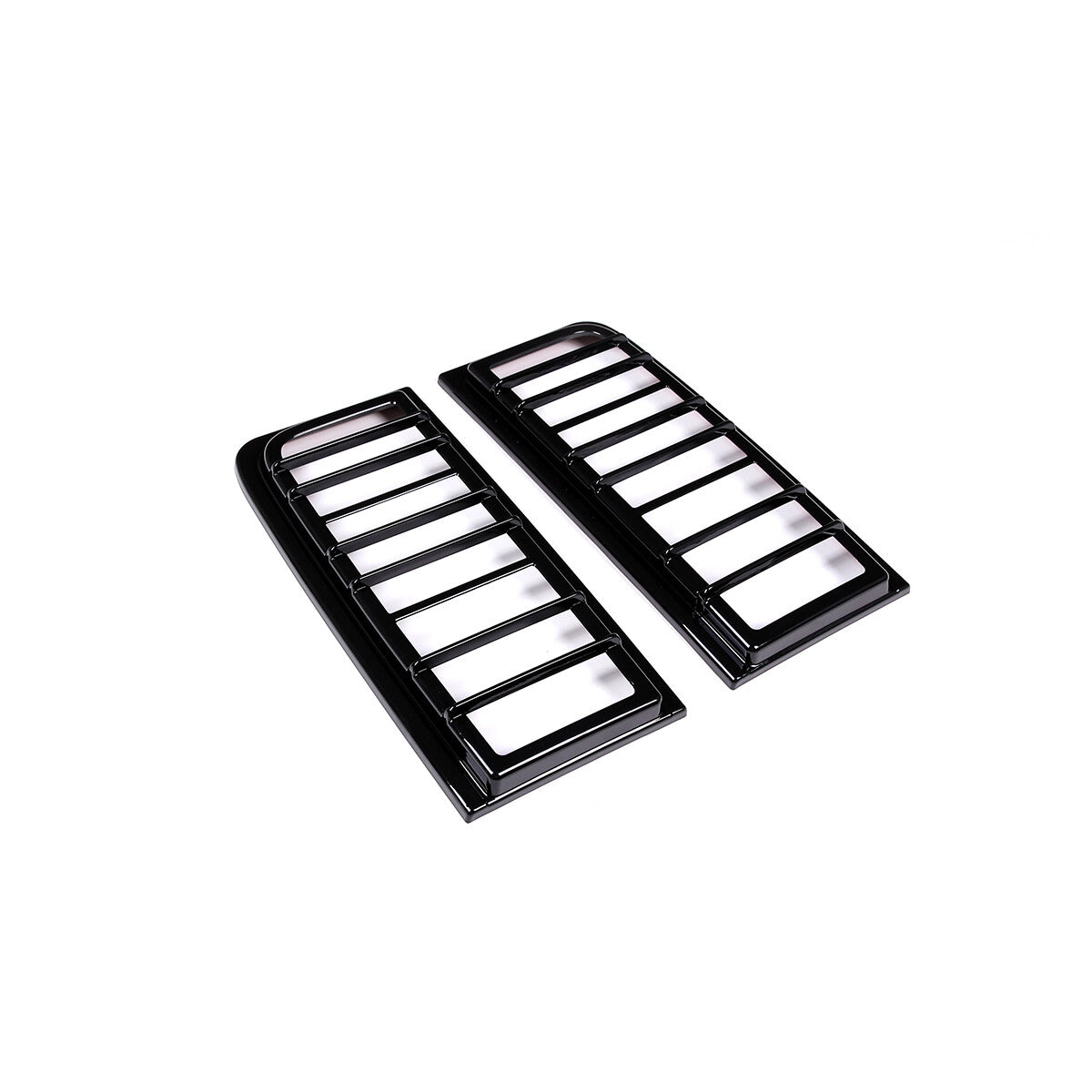 Glossy Piano Black Front Bumper Exterior Trim Cover Set For Hummer H2 2003-2009 - Styles 6-10 55