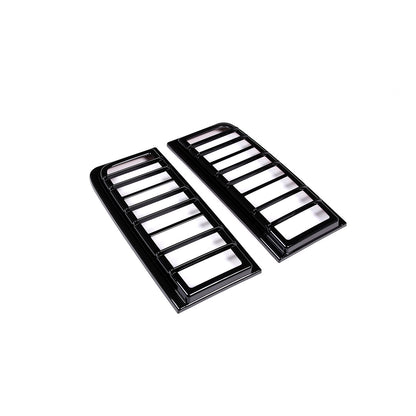 Glossy Piano Black Front Bumper Exterior Trim Cover Set For Hummer H2 2003-2009 - Styles 6-10 55