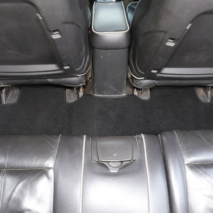 Black Car Floor Mats Cargo Carpets Foot Pads For Hummer H3 2005-2009 1