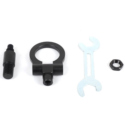 Black Aluminum Front & Rear Bumper Track Racing Tow Hook Trailer For Corvette C8 19