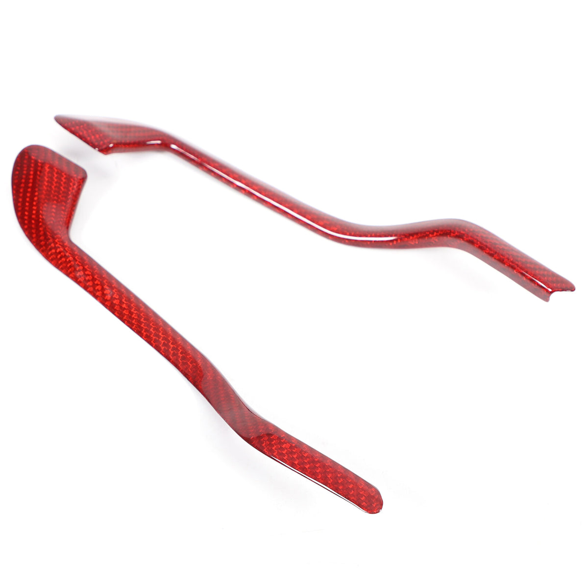 Red Real Carbon Fiber Interior Exterior Conosle Trim Cover For Lotus EMIRA 21-25 6