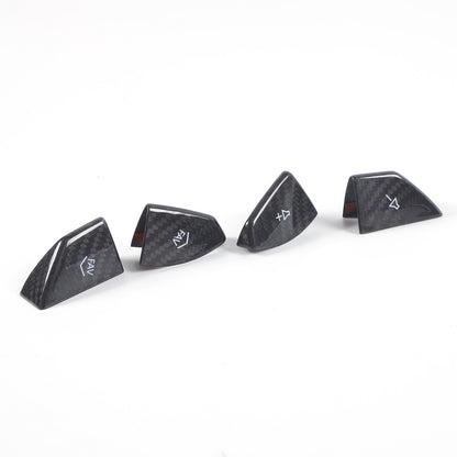 Real Carbon Fiber Interior Dashboard Trim Cover Decor Kit For Corvette C7 14-19 126
