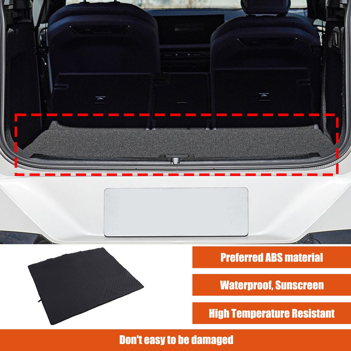 Cargo Trunk Tray Cargo Liner Rear Trunk Floor Mat For BMW X3 G45 2025+ US 17