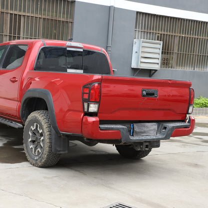 Matte Black Rear Taillight Trim Cover Bezel For Toyota Tacoma 2016-2023 10