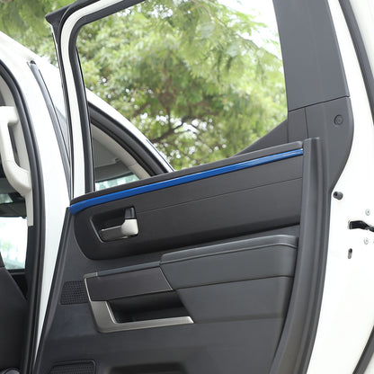 ABS Blue Car Center Panel Trim Interior Accessories For Toyota Tundra 2022-2026 - Variants 6-10 17
