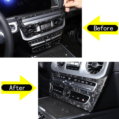 Forged Carbon Center Console Volume Mode Trim For Benz G Class W463 G500/63 19+ 5