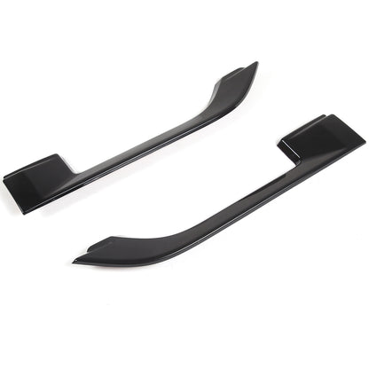 Glossy Black ABS Side Fender Air Vent Cover Trim For Jaguar F-TYPE 2013-20 9