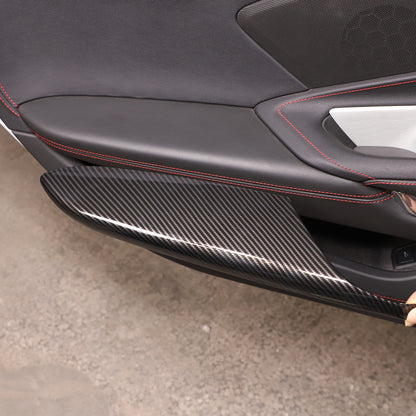 Carbon Fiber ABS Interior Full Decor Cover Trim Kit For Corvette C8 2020-2025 - Styles 26-30 28