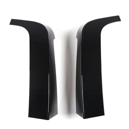 2pcs Glossy Black Window Pillar Posts Door Trim Cover For Hummer H3 2005-09 US 7