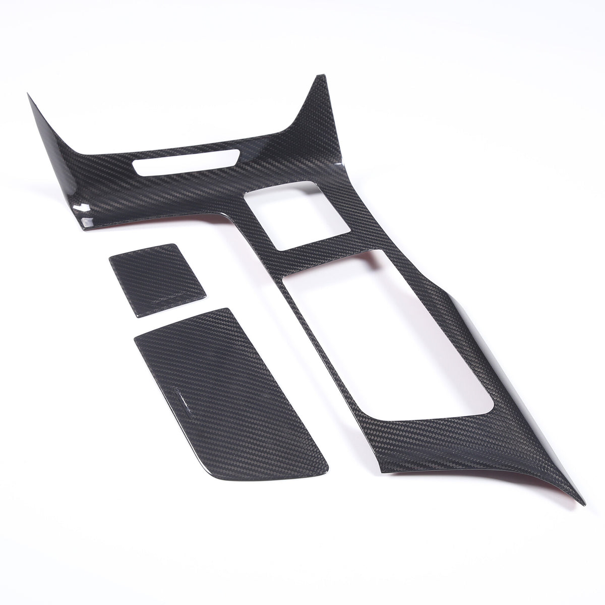 Real Carbon Fiber Center Console Panel Armrest Trim Cover For Corvette C7 14-19 6