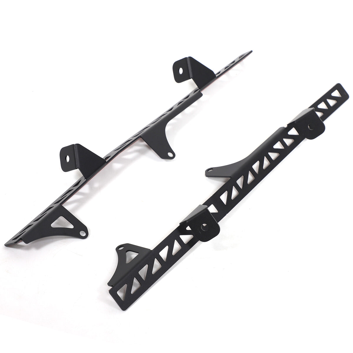 Black Steel A-Pillar LED Light Bar Mount Bracket For Hummer H2 2003-2009 US 5