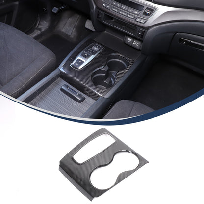 Real Carbon Fiber Center Gear Cup Trim For Honda Pilot/Ridgeline/Passport 16-22 9