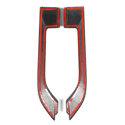 Real Carbon Fiber Fender Air Vent Frame Trim For Jaguar F-TYPE X152 2013-2020 9