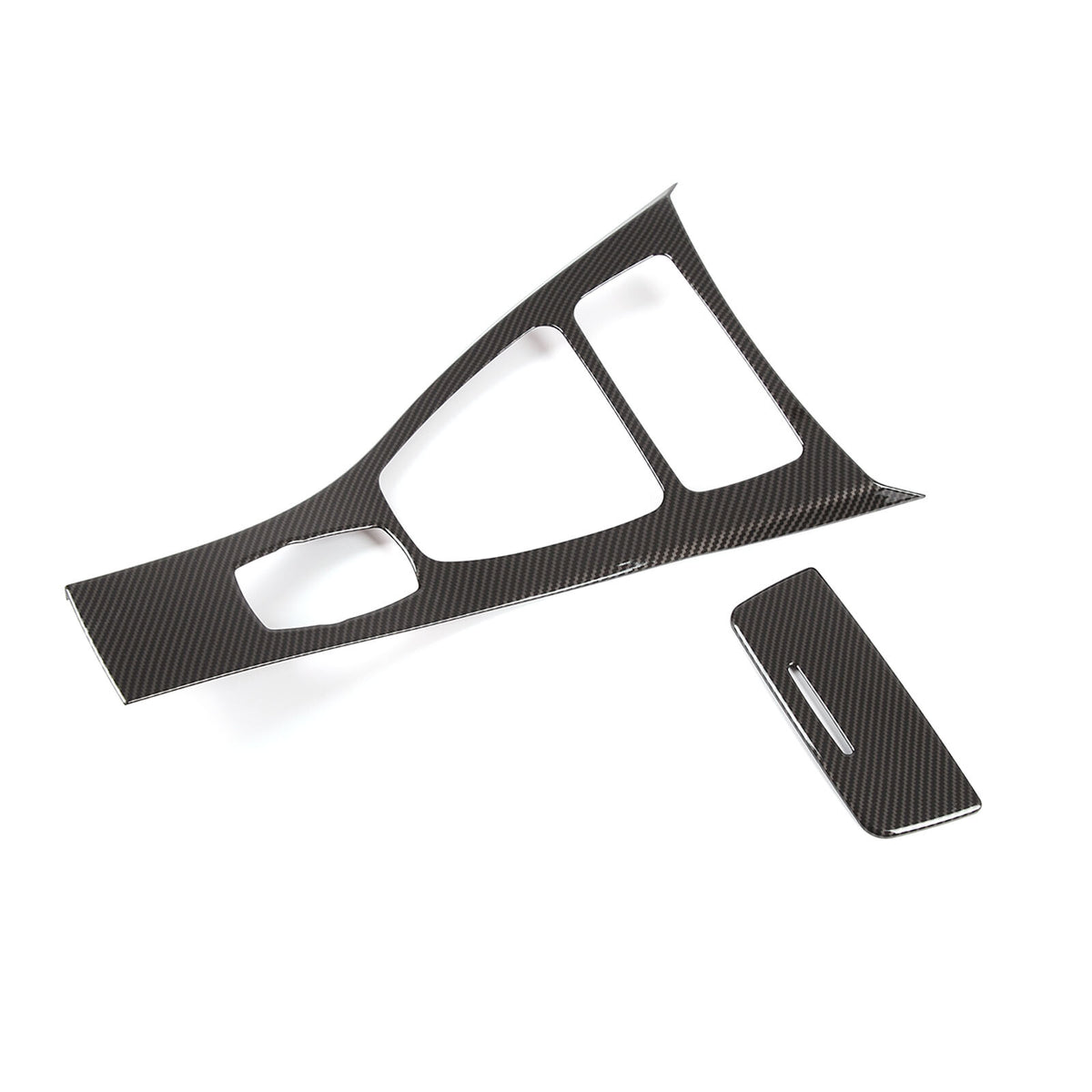 ABS Carbon Fiber Console Gear Shift Panel Trim For BMW 3-Series E90 08-12 US 3