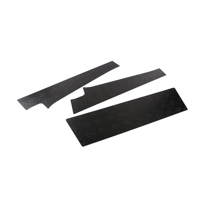 Black Alloy Front Hood Protection Plate Trim For LR Defender L316 2004-2018 12