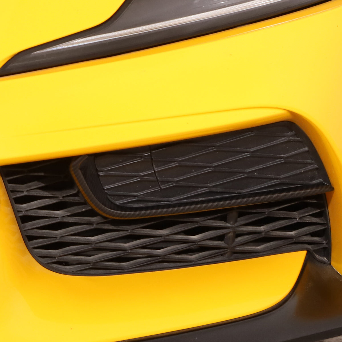 Carbon Fiber Style Front Bumper Side Grill Trim Cover Strip For GR Supra A90 19+ 7