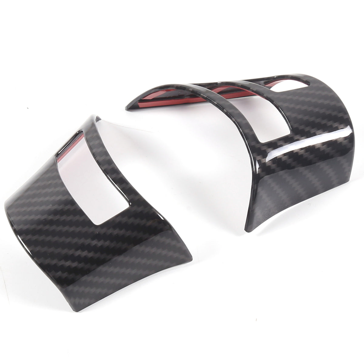 18pcs Carbon ABS Interior Center Console Panel Cover Trim Set For Corvette C6 US 18