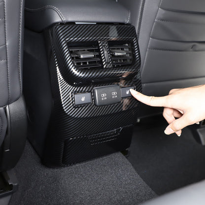 ABS Carbon Fiber Rear Air Vent Outlet Cover Trim For ​Subaru Outback 2021-2023 19