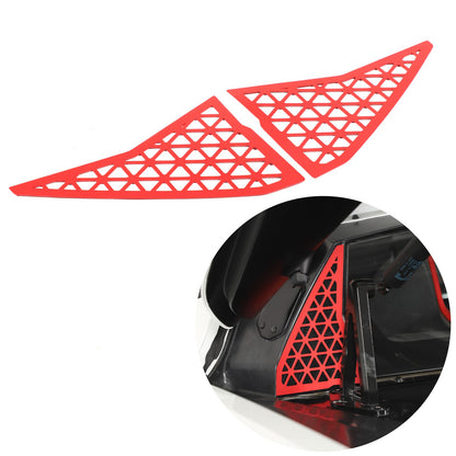 Red Alloy Front Bulkhead Engine Bay Decor Trim For Corvette C8 2020+ 18