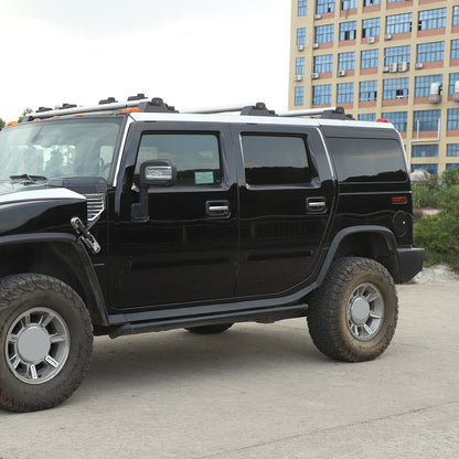 8PCS Stainless Steel Car Roof Decor Trim Strips For Hummer H2 03-09 4