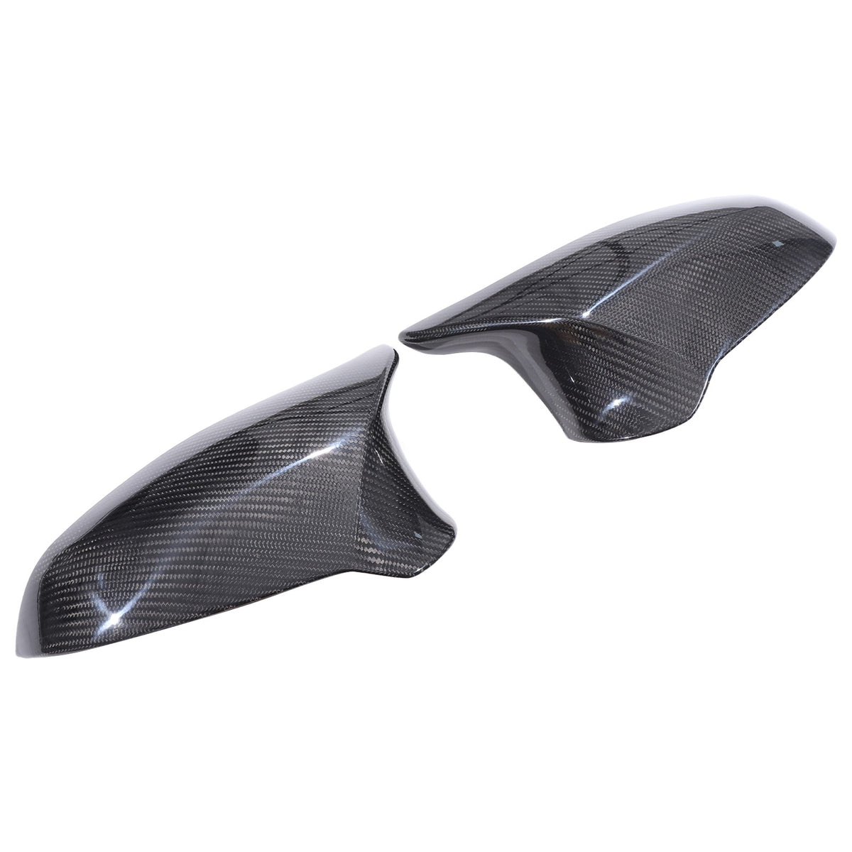 Real Carbon Fiber Side Mirror Cover Trim For BMW M3 F80 M4 F82 2015-2019 5