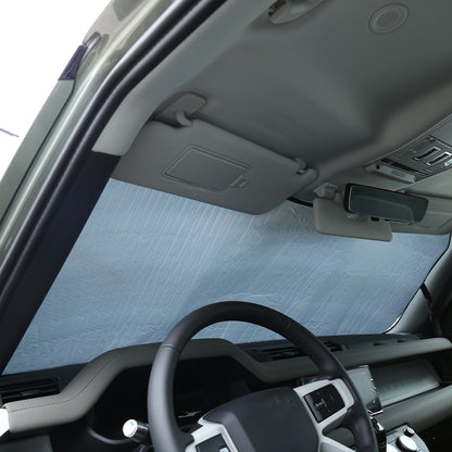 Car Full Sun Shade Rear Front Window Shade Blocks For LR Defender 90 110 2020-22 9