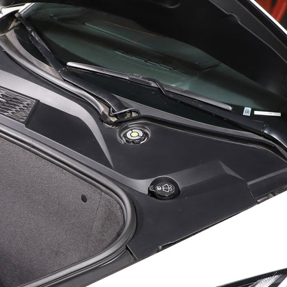 Real Carbon Fiber Engine Bay Tank Panel Cover Frame Trim For Corvette C8 2020-26 - Styles 1-5 51