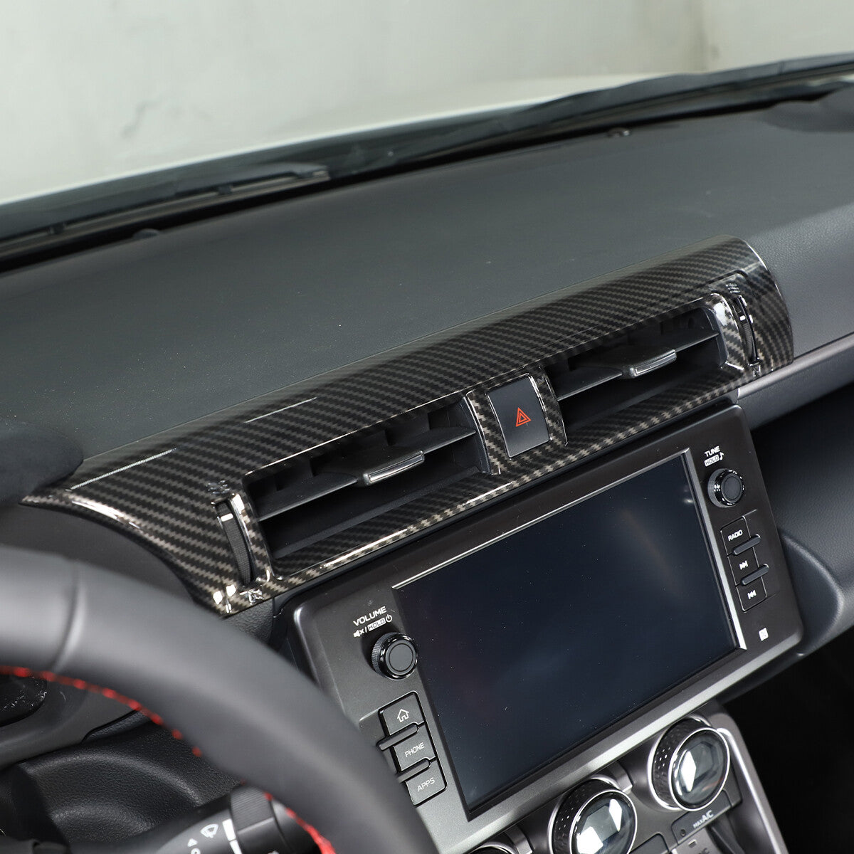 ABS Carbon Fiber Interior Center Console Trim Set Fits For GR86/BRZ 2022-2025 US - Variants 1-5 55
