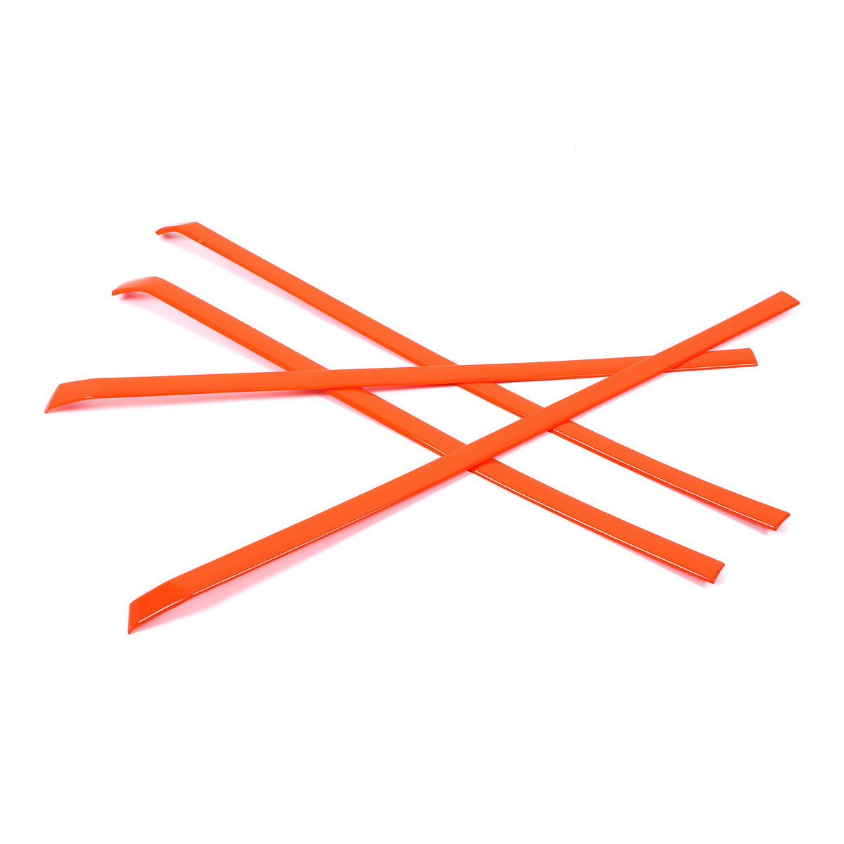 Orange ABS Interior Inner Door Panel Trim Strip For Toyota Tacoma 2024+ 11