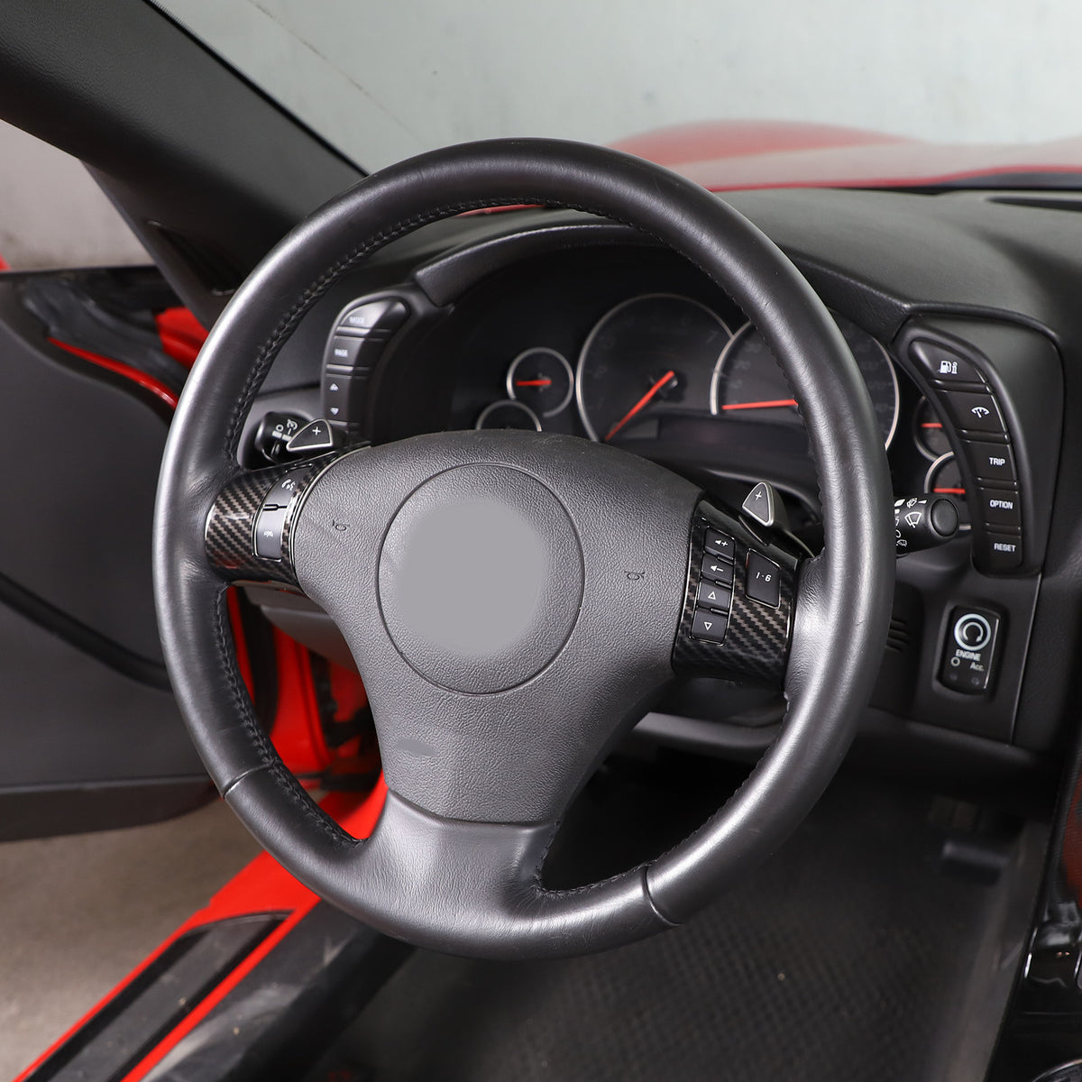 ABS Carbon Fiber Interior Decor Accessories Cover Trim For Corvette C6 2005-13 67