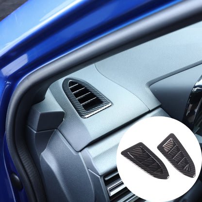 ABS Carbon Fiber Interior Center Console Cover Trim Set for Subaru WRX VB 22-24 4