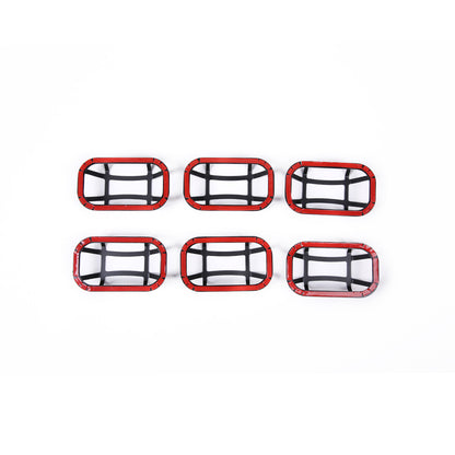Carbon Steel Roof rear tailgate Light Trim Cover For 03-09 HUMMER H2 SUV SUT 9