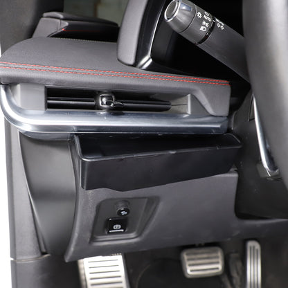 ABS Steering Wheel Left Storage Box Tray For Corvette C8 2020-26 21