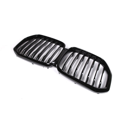 Replace Glossy Black Front Kidney Grille For BMW X5 G05 2019-2022 2023 10