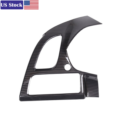 8PC ABS Carbon Fiber Interior Full Center Console Trim Set For Corvette C7 14-19 7
