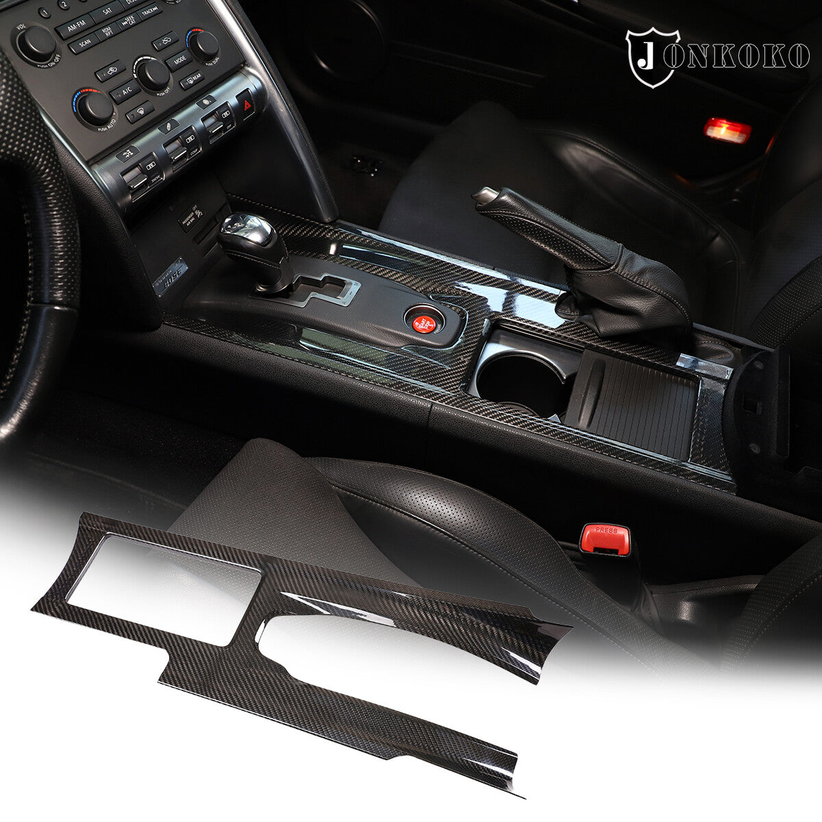 Real Carbon Fiber Interior Set Cover Trim Kit For  Nissan GTR R35 2008-2016 US 19
