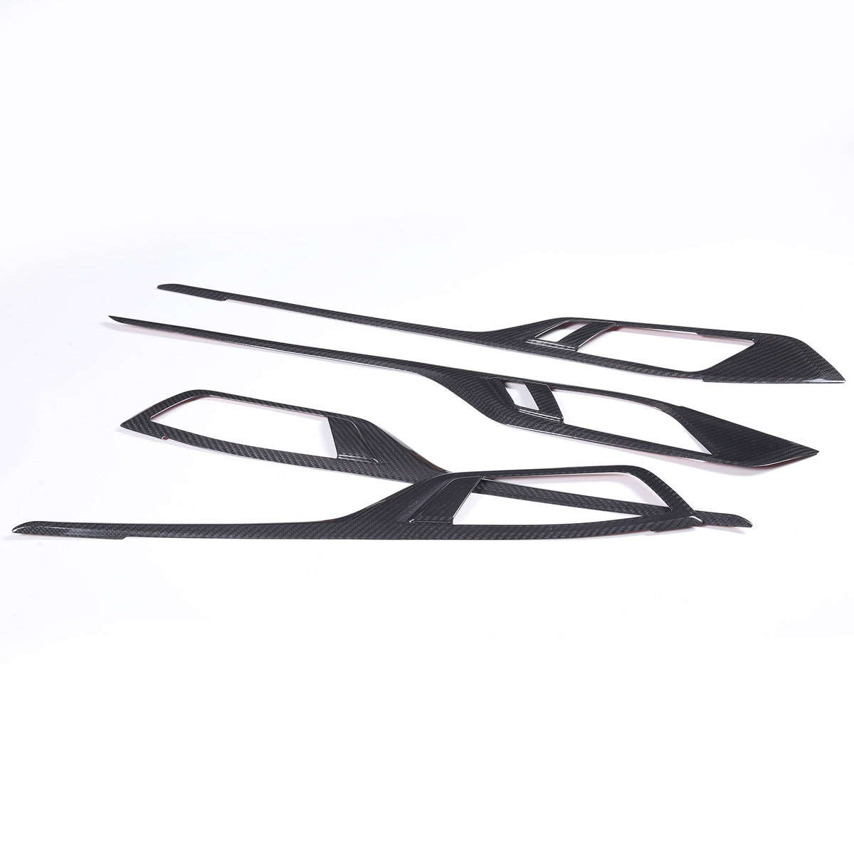 Real Carbon Fiber Interior Door Panel Trim For BMW 4 Series G26 430i 440i 22+ US 11