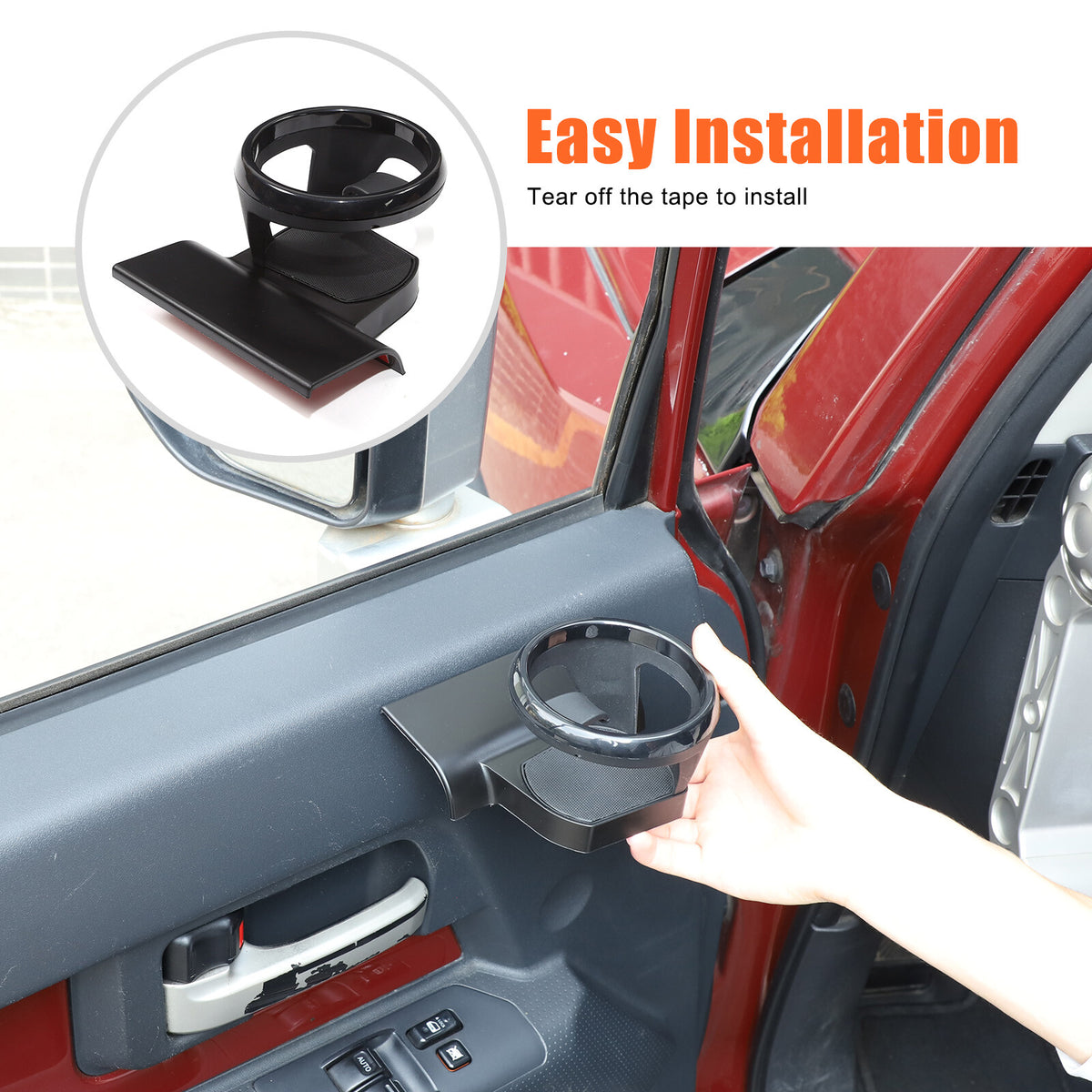 Door Window Right Cup Holder Drink Stand Holder For Toyota FJ Cruiser 2007-21 US 16