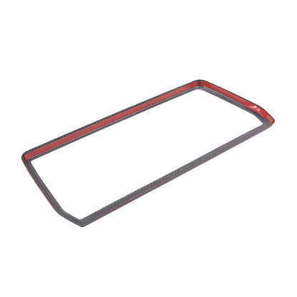 Matte Real Carbon Fiber Touch Display Navigation Screen Cover For Toyota Supra 18